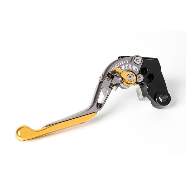 リデア 390 DUKE 可倒スライド延長式アジャストクラッチレバー（チタン） アジャスト レッド エクステンション レッド RIDEA