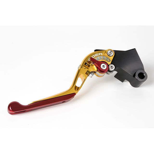 リデア 390 DUKE 可倒スライド延長式アジャストクラッチレバー（ゴールド） アジャスト ゴールド エクステンション シルバー RIDEA