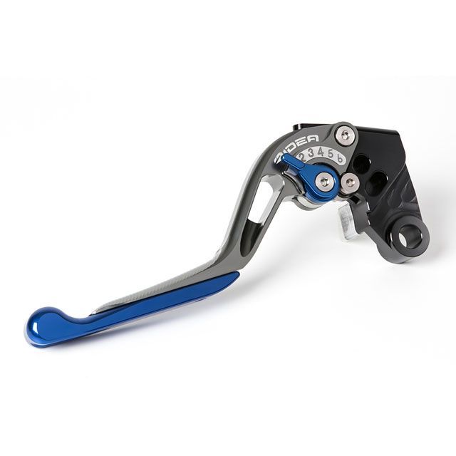 リデア GSX-R1000 GSX-R750/GSX-R600 スライド延長式アジャストクラッチレバー（チタン） アジャスト ブルー エクステンショ…