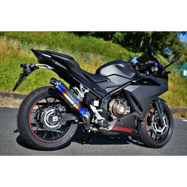 BMS CBR400R R-EVO スリップオンマフラー ヒートチタン 政府認証 BMS RACING FACTORY_2