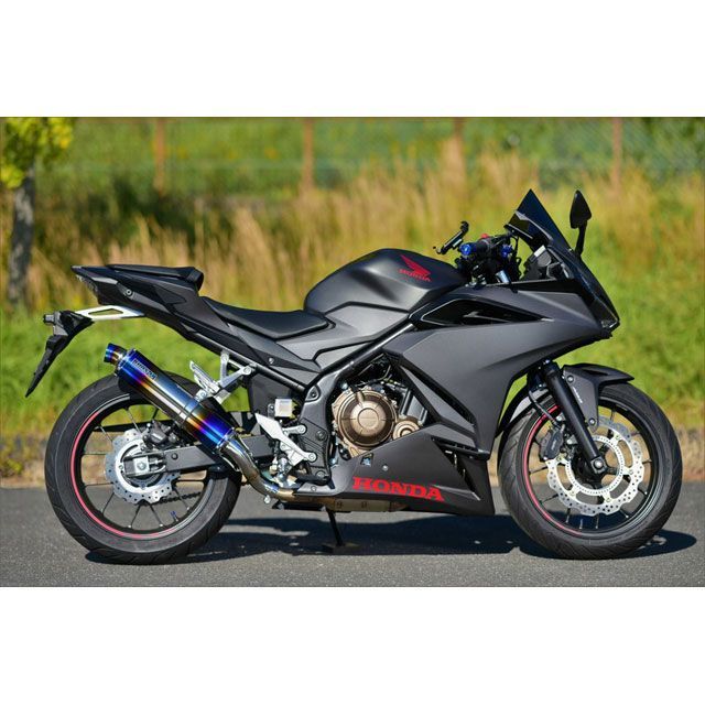 BMS CBR400R R-EVO スリップオンマフラー ヒートチタン 政府認証 BMS RACING FACTORY_3