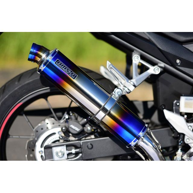BMS CBR400R R-EVO スリップオンマフラー ヒートチタン 政府認証 BMS RACING FACTORY_4