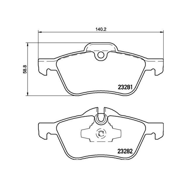 テクスター 2328181 ブレーキパッド TEXTAR 車 自動車の通販は