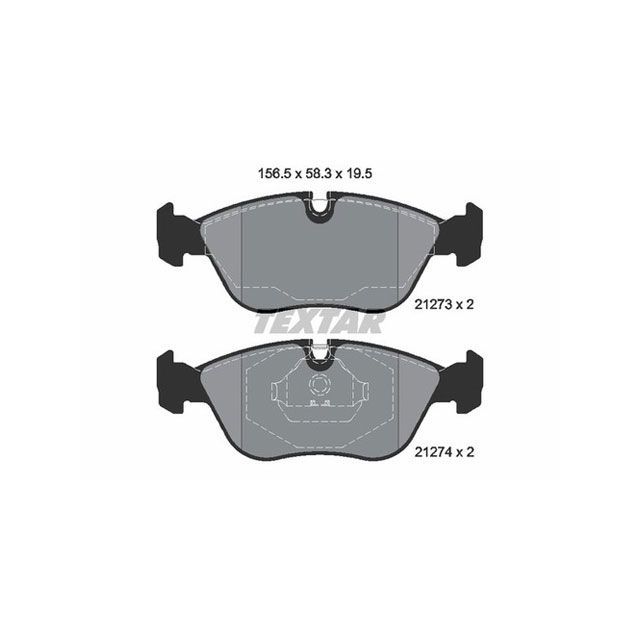 テクスター 2127304 ブレーキパッド TEXTAR 車 自動車 ブレーキ