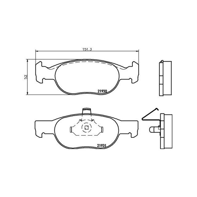 テクスター 2193101 ブレーキパッド TEXTAR
