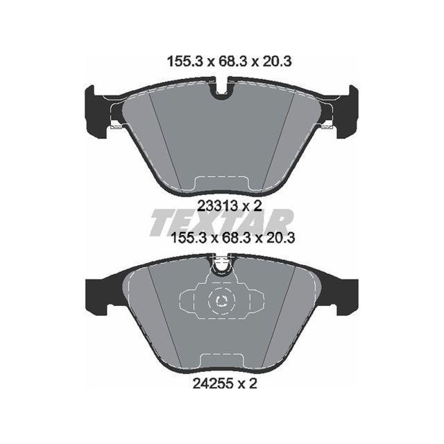 テクスター 2331381 ブレーキパッド TEXTAR 車 自動車の通販は