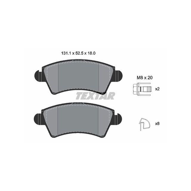 テクスター 2333201 ブレーキパッド TEXTAR