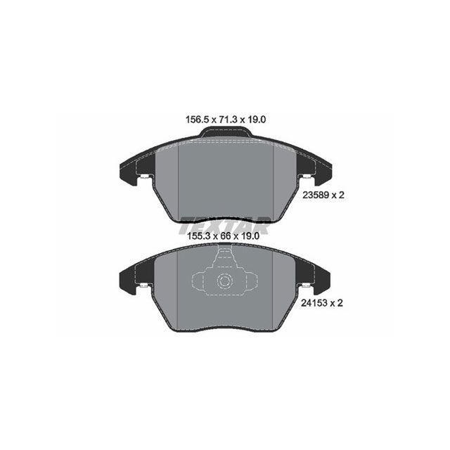 テクスター 2358901 ブレーキパッド TEXTAR 車 自動車の通販は 8,002円