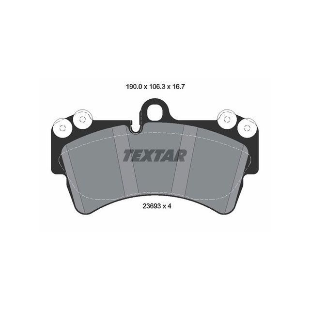 テクスター 2369302 ブレーキパッド TEXTAR 車 自動車の通販は