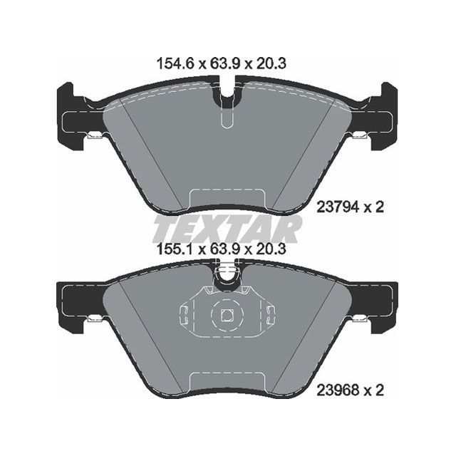 テクスター 2379481 ブレーキパッド TEXTAR 車 自動車の通販は