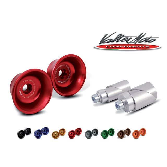バルターモトコンポーネンツ MT-07 アクスルスライダー フロント用 カラー ブルー Valter Moto components