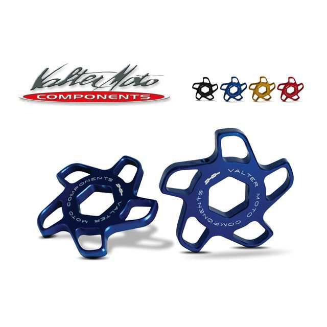 バルターモトコンポーネンツ フォークアジャスター カラー ブルー Valter Moto components バイク