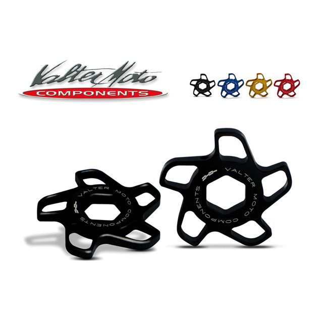 バルターモトコンポーネンツ フォークアジャスター カラー ブラック Valter Moto components バイク