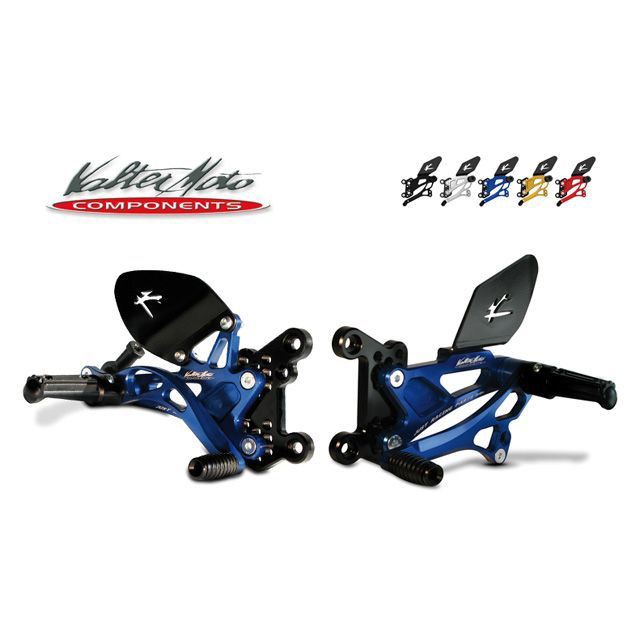 バルターモトコンポーネンツ CBR600RR バックステップ タイプ2.5 カラー ブルー Valter Moto components バイク