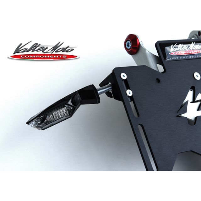 コード Valter Moto components ミラーブロックオフ カラー レッド VMC