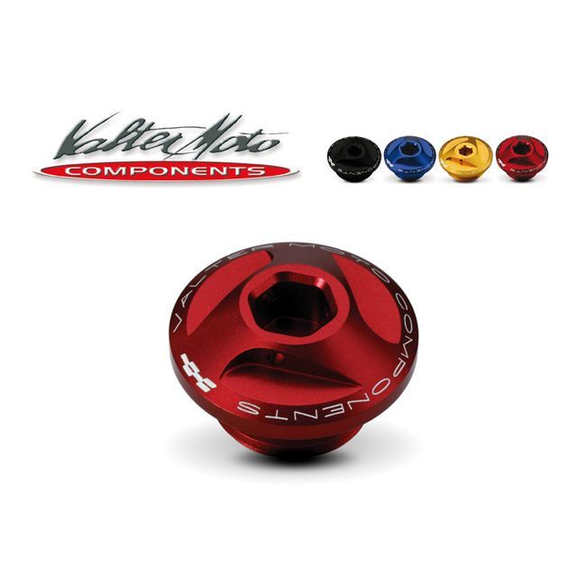 バルターモトコンポーネンツ オイルフィラーキャップ カラー レッド Valter Moto components