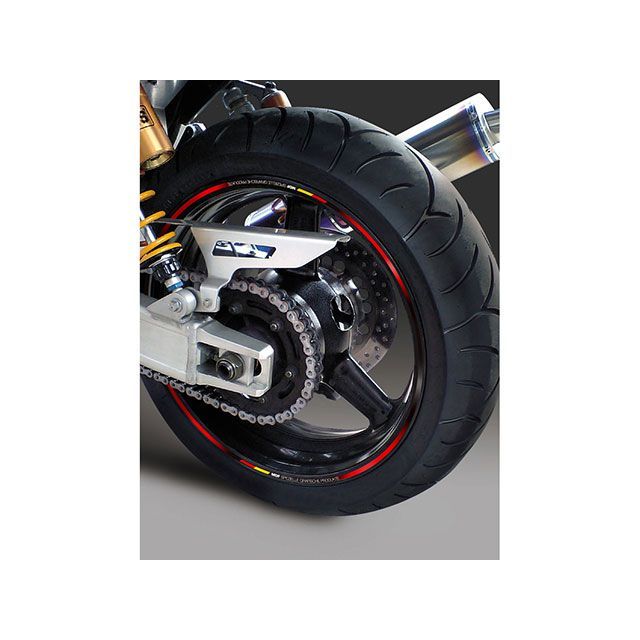 2輪 MDF 文字無 チタニウムリムストライプ 10mm 品番：P057-6864 チタニウム JAN：4580394164114