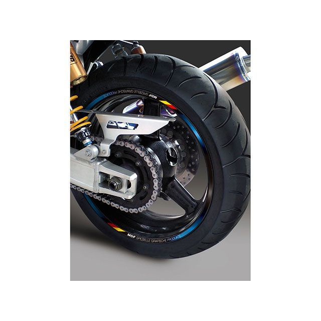 【メーカー直送】エムディーエフ 汎用 10mm幅 デリコロールリムストライプ ブルータイプ サイズ 四輪23インチ MDF バイクの通販は 7,854円