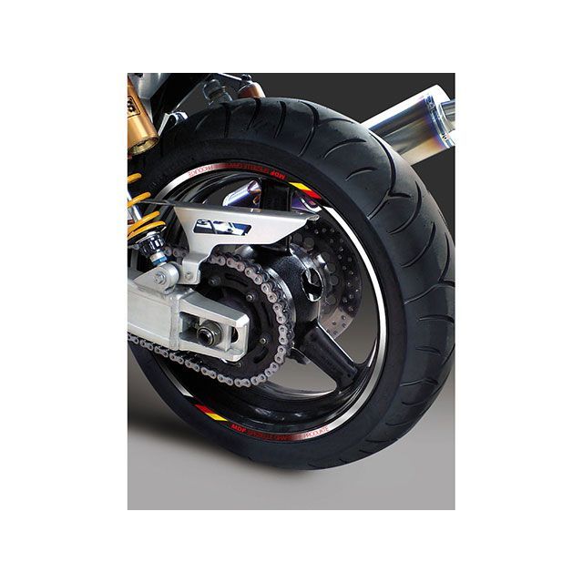 【メーカー直送】エムディーエフ 汎用 10mm幅 デリコロールリムストライプ ホワイトタイプ サイズ 二輪13インチ/四輪12インチ MDF バイク
