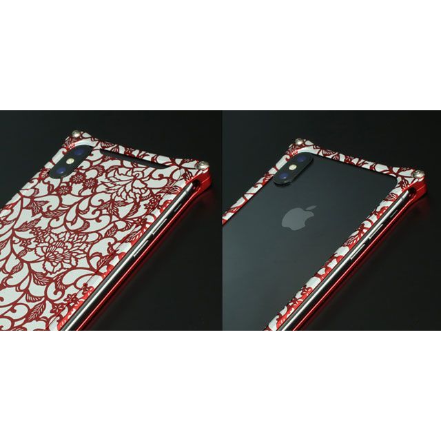GILD design（mobile item） GOK-422AR OKOSHI-KATAGAMI アラベスク for iPhoneXs/X（レッ…の通販は