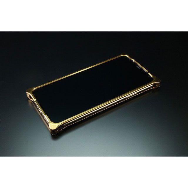 GILD design（mobile item） GI-422SG ソリッドバンパー for iPhone Xs/X（シグネイチャーゴールド） GI…