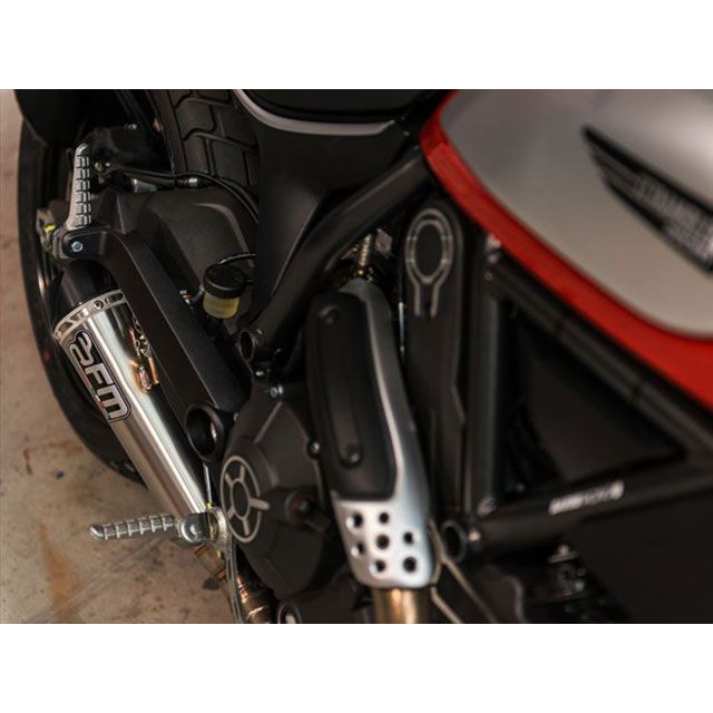 FMプロジェクト Scrambler スリップオンマフラー（バッフル付） 素材