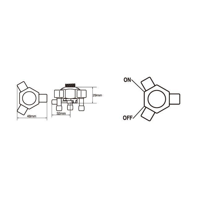 ピンゲル 汎用 トリプルアウト レーシング 8000シリーズ ネジ径 1/4”NPT PINGEL バイク