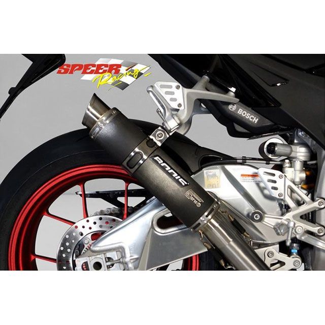 ボディス RSV4 GP1 スリップオン・ステンレスブラック｜ARSV4-010 BODIS