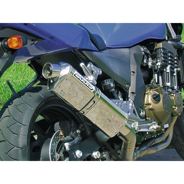 ばん ボディス Z750/Z750R スリップオンマフラー ステンレス Three-Tec G