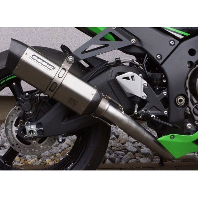 ボディス NINJA ZX-10R/RR P-TEC II CPL-システム 4-1 ハイ マフラー ステンレス/フルチタン｜KZX10R-077 …