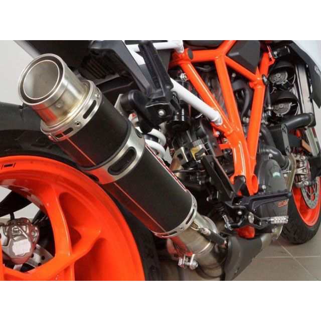 ボディス 1290 SUPER DUKE R GP1-RSN スリップオンマフラー ステンレスブラック｜KTSD1290-028 BODIS バイク