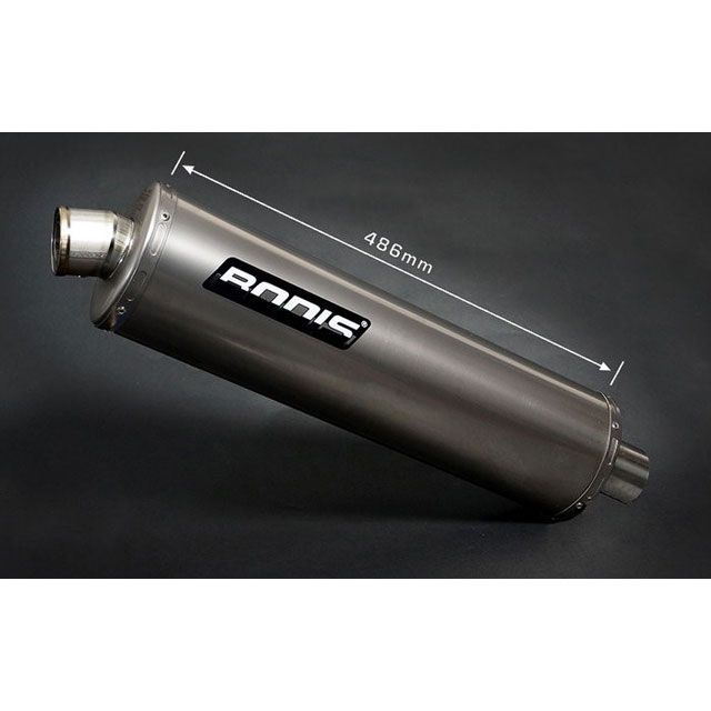 ボディス GSX-R600/750 Oval 1OK フルシステムマフラー（キャタライザーなし）EC approved ステンレス/チタニウム fo…