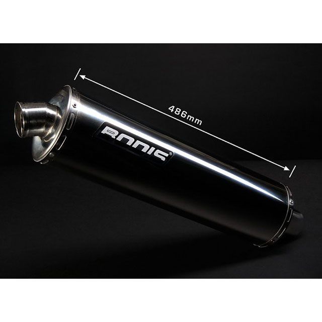 ボディス SV650 / Gladius スリップオンマフラー ステンレス Oval 1OK G ヨーロッパ公道走行認可 for SV650 /Gl…