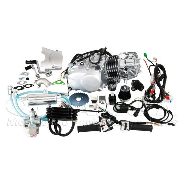 田中商会 モンキー カブ エンジンキット124cc セル付シルバー  オールキット付 Sea Tac バイク 39,387円