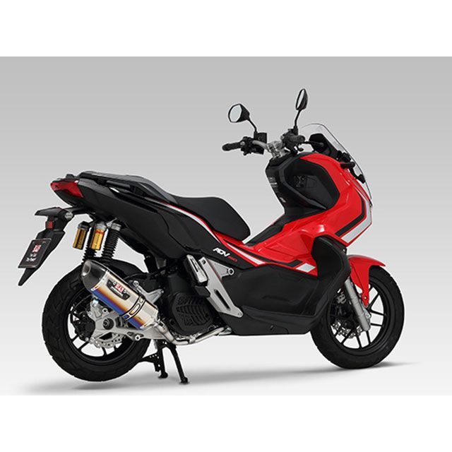 ホンダADV150用ヨシムラ サイクロンマフラーとナックルバイザーのセット ヨシムラ HONDA ADV150 R-77S サイクロン カーボンエンド ヨシムラ