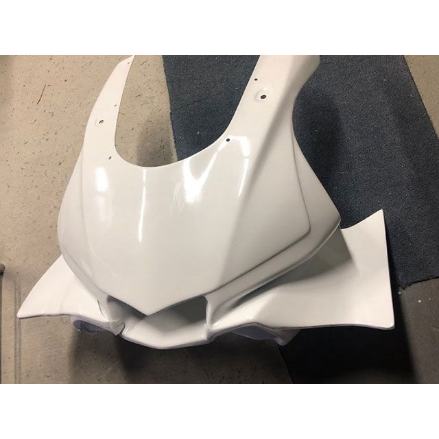 才谷屋ファクトリー YZF-R1 才谷屋ファクトリー社製フルカウル用ウィングレット/白ゲル 穴加工無し Saitaniya Factory