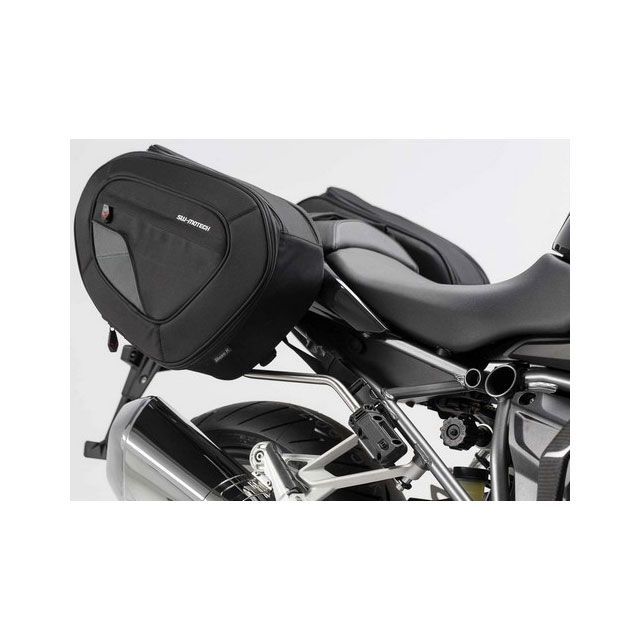 SWモテック BLAZE H（ブレイズH）サドルバッグセット ブラック/グレー BMW R 1200 R（15-16）/ R 1200 RS（15-…