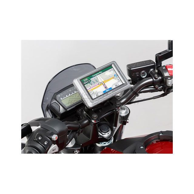 SWモテック QUICK-LOCK（クイックロック）GPS-マウント ショックアブソーベント ブラック SW-MOTECH