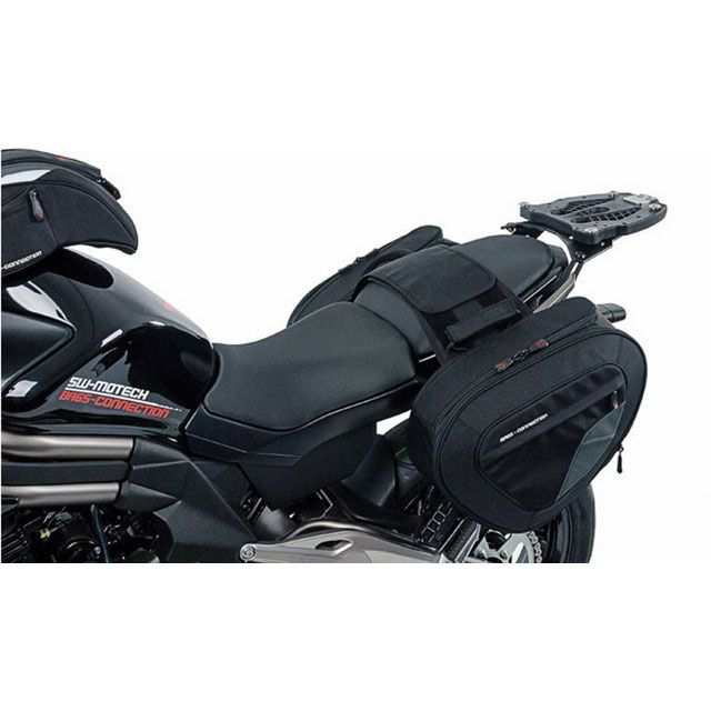 SWモテック ER-6f ER-6n ヴェルシス650 ALU-RACK（アリュラック）-ブラック- SW-MOTECH バイクの通販は