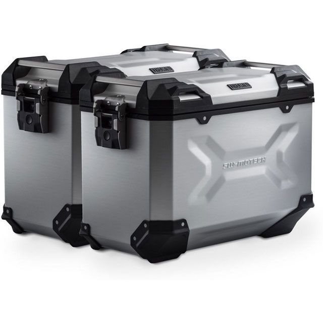 SWモテック Tracer 900 GT MT-09 Tracer / Tracer 900 TRAX ADV アルミ ケースシステム-シルバー-4…