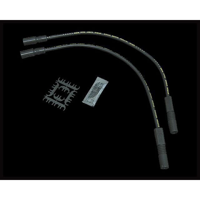 アクセル スポーツスター ツアラー プラグコード 8mmスパイラルコア 04-06XL 99-08ツアラー コード部 黒 ACCEL バイクの通販は