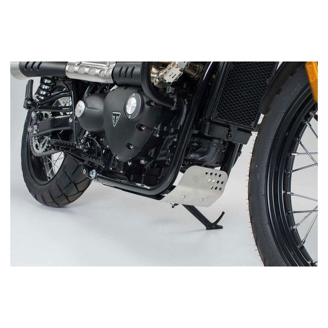 SWモテック エンジンガード.-シルバー-Bonnev.T120、Street Twin/Scr、Thruxton1200.｜MSS.11.667.…
