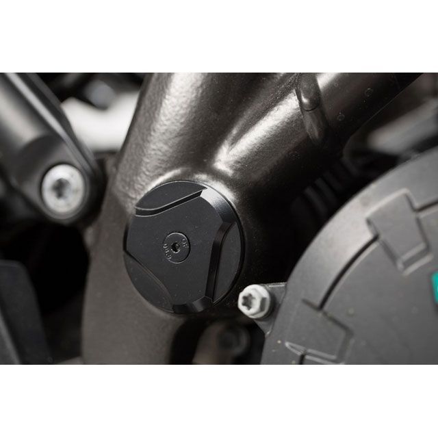 SWモテック フレームキャップセット ブラック KTM 1050/1190/1290 Adventure SW-MOTECH