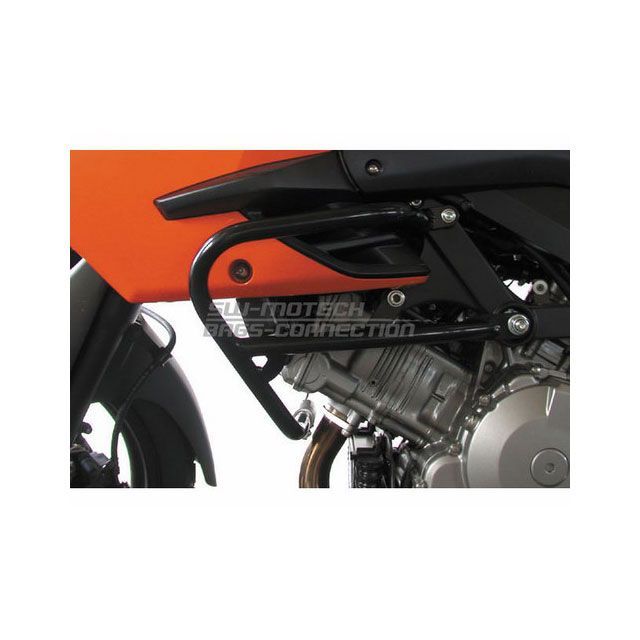 SWモテック DL 1000 V-Strom KLV 1000 クラッシュバー ブラック SW-MOTECH