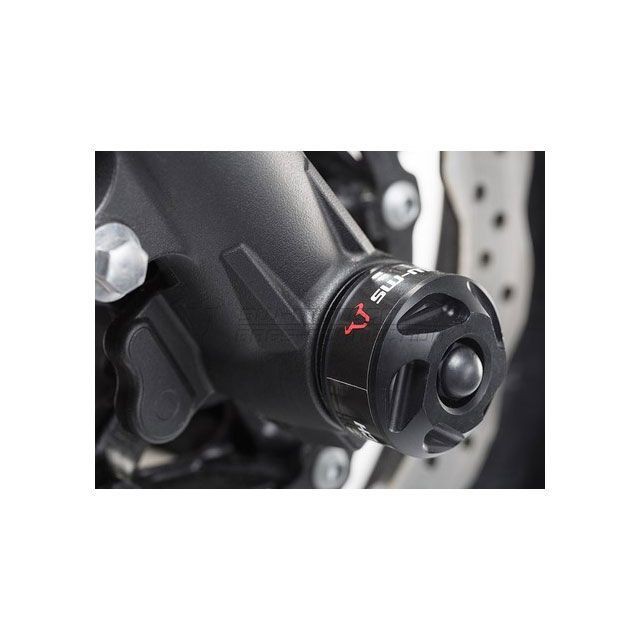 SWモテック フロントアクスルスライダーキット ブラック Yamaha MT-07（14-） SW-MOTECH バイクの通販は 15,372円