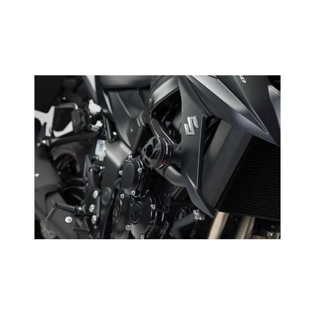 SWモテック GSX-S 750 MT-03 ABS フレーム用スライダーセット ブラック Yamaha MT-03（16-）/Suzuki GSX…