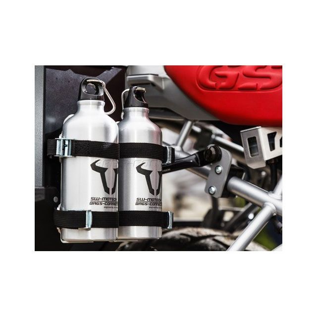 SWモテック TraX；Bottle Kit シルバー 2 アルミ bottles（0 6 L） SW-MOTECH