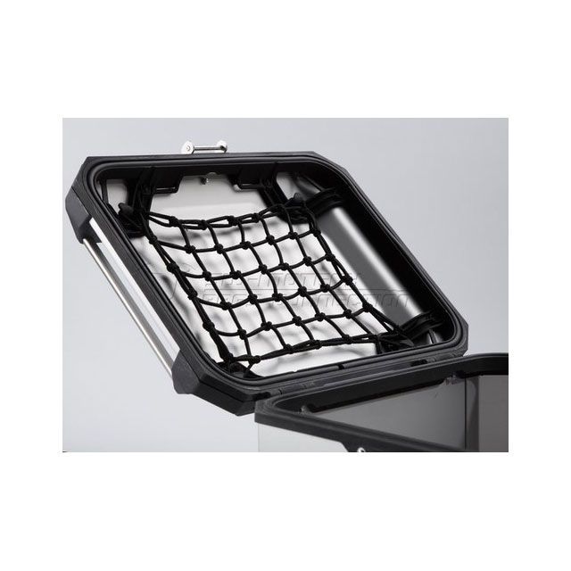 SWモテック トラックスギア（TRAX GEAR）＋ トップケース リッドネット ブラック、TRAX ADV top cases SW-MOTECH