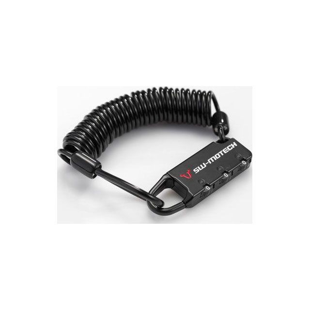 SWモテック ケーブル ラゲッジ用ロック -ブラック- コンビネーションロック 180 cm.｜BC.LOC.00.002.10100/B SW-M…