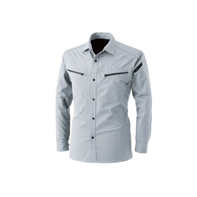 TSデザイン LIGHT TECロングスリーブシャツ（シルバーグレー） サイズ SS TS DESIGN バイクの通販は 4,843円